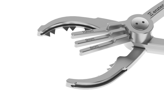 Classic Patella Saw Guide Clamping Range 